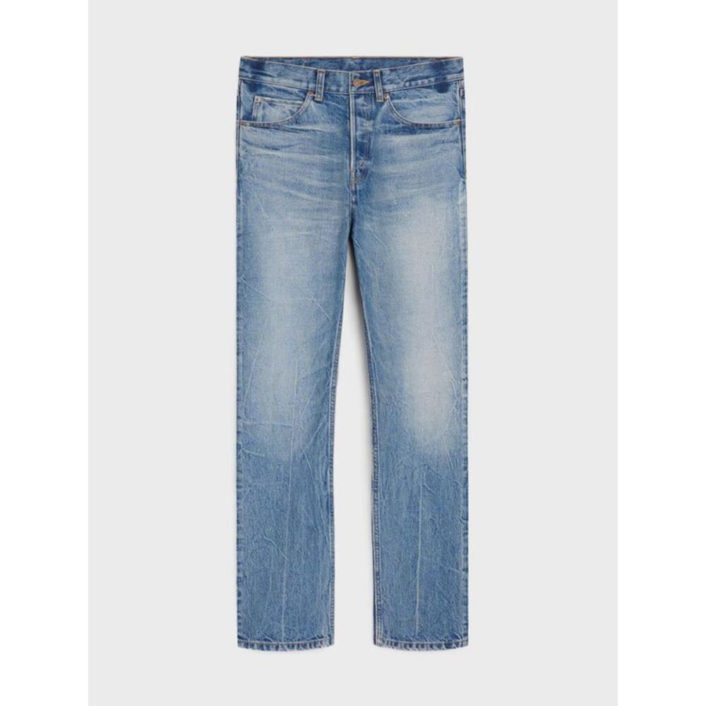 Celine Men Kurt Cotton Denim Jeans Celine